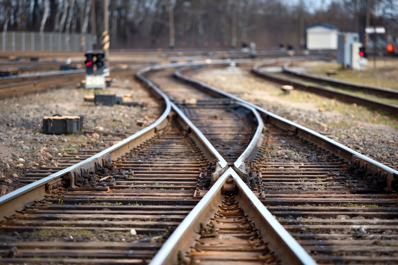 Manual Railroad Track Switch